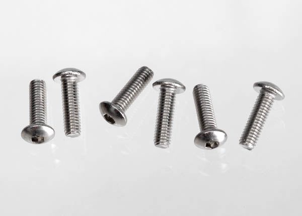 Traxxas Stainless Button-Head Screws 3x10 mm (6)