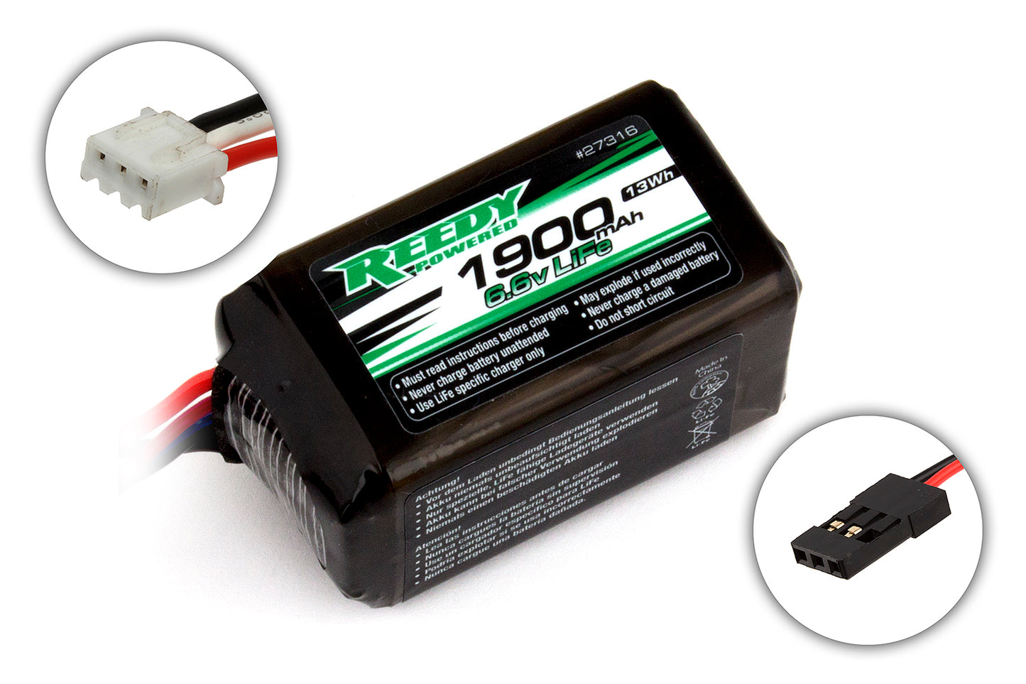 Reedy LiFe Pro RX 1900mAh 6.6V Hump