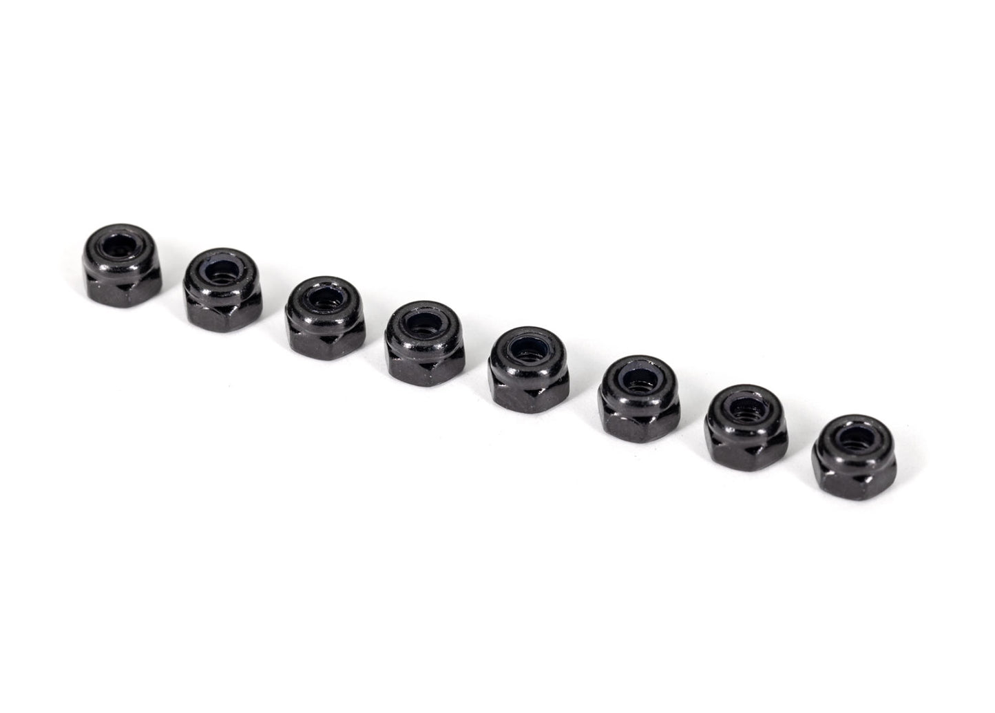 Traxxas 2745x 3 mm Black Nylon Locking Nuts (8)