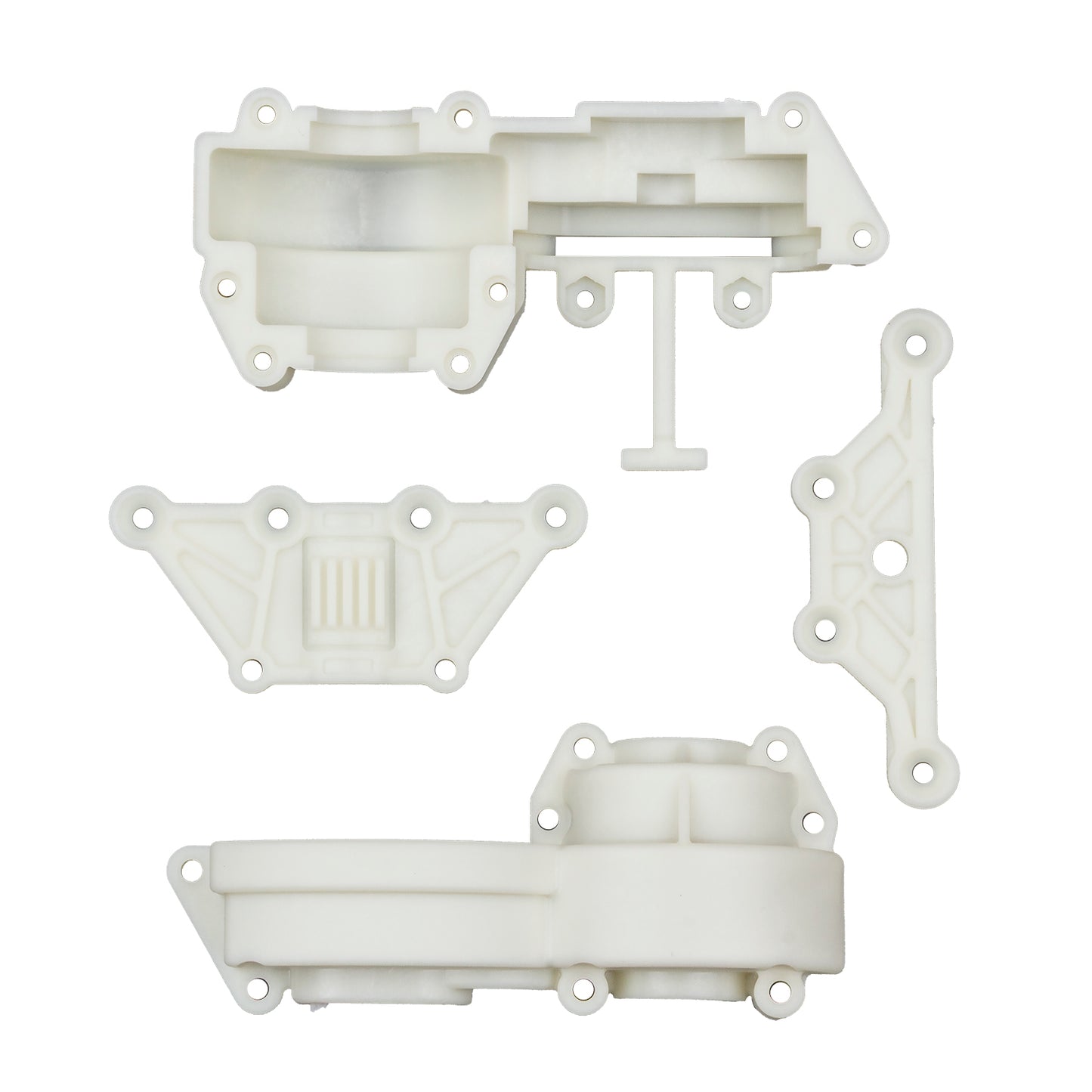 6x6 Motor Mount Gearbox Case Set, Natural