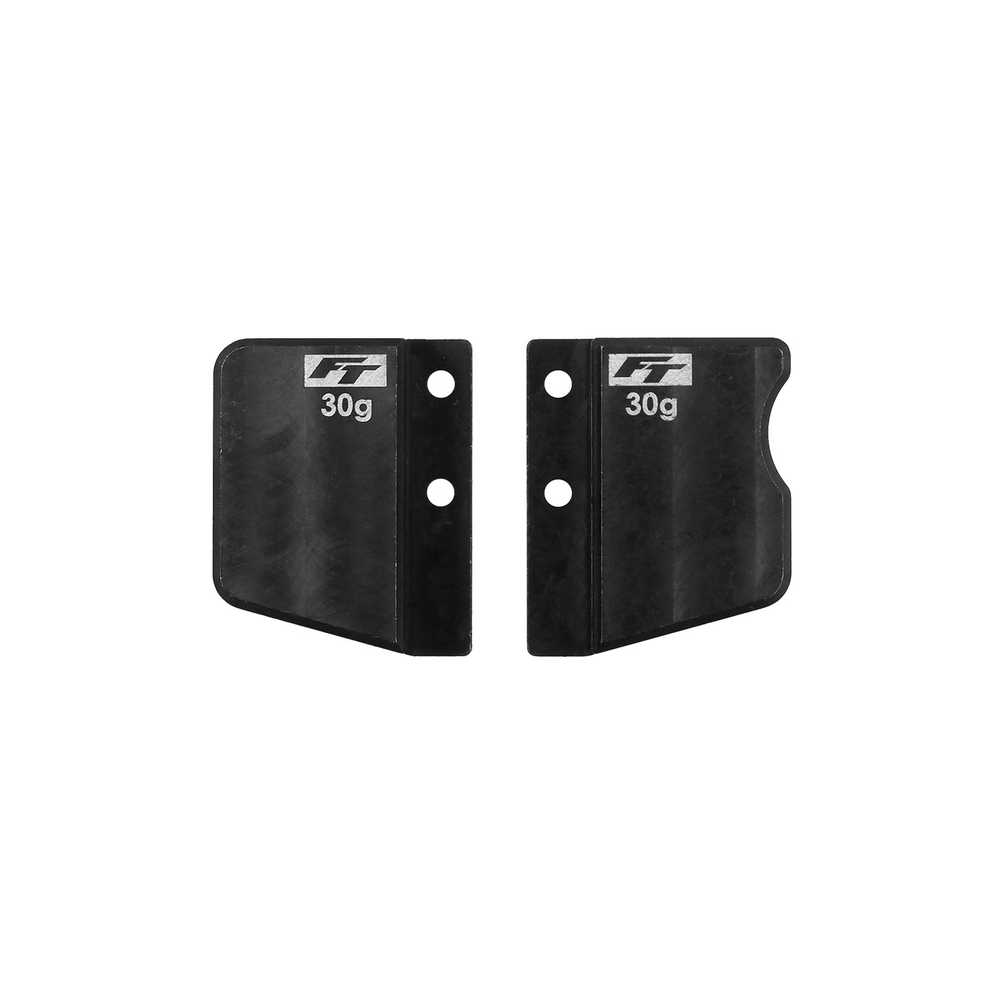 RC10TC8 FT Steel Front And Rear Short Battery Weight Set, 60g