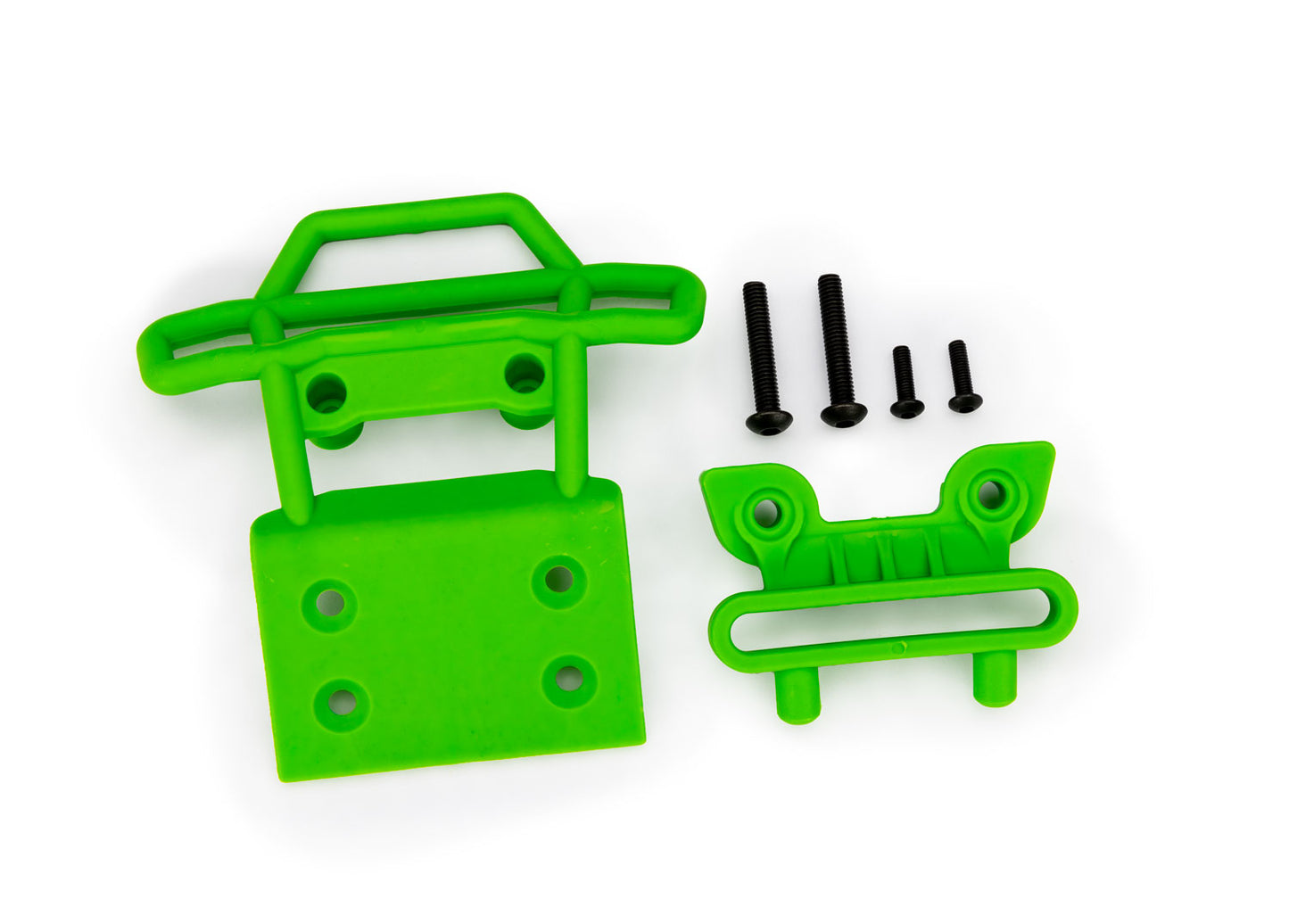 Traxxas Part #3621-Grn Green Front Bumper and Bumper Mount