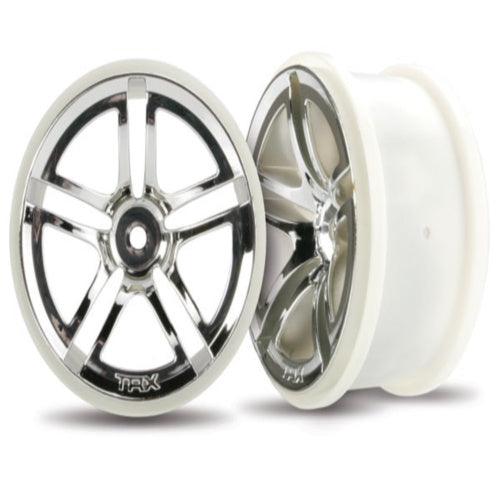 Traxxas 3774 Twin Spoke 2.8 Wheels (2) Jato Rustler Stampede - PowerHobby