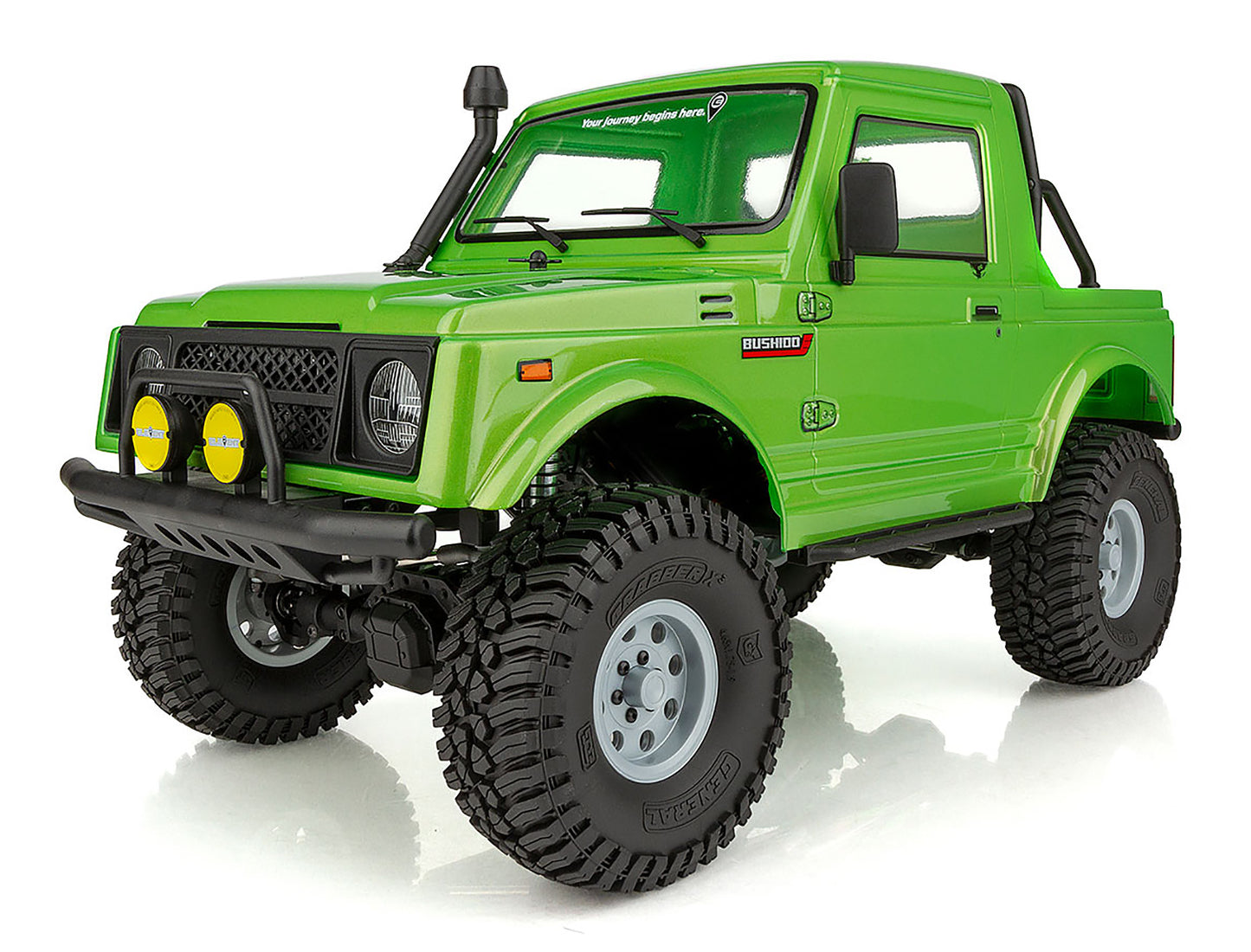 Enduro Trail Truck, Bushido Green RTR LiPo Combo