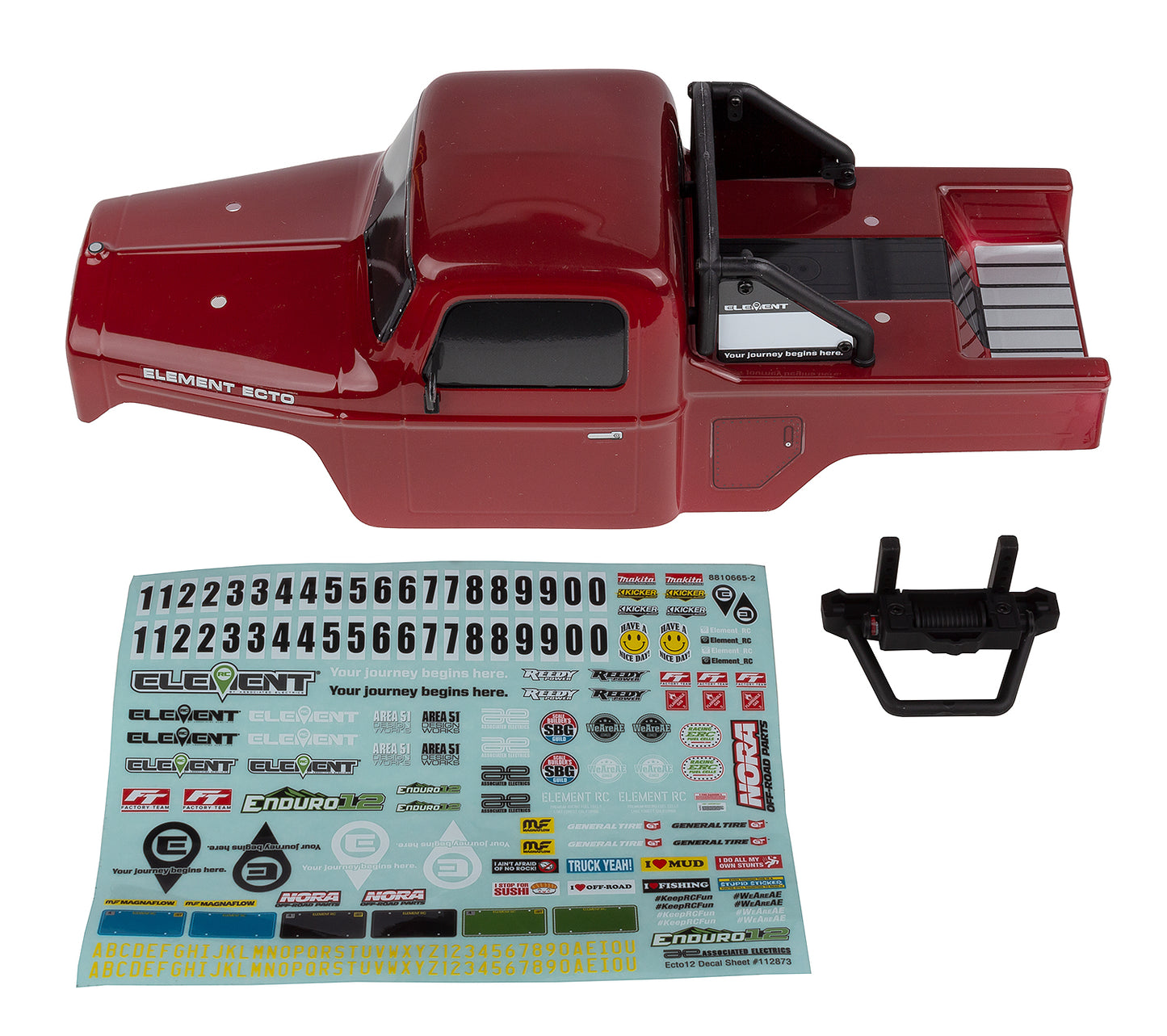 Enduro 12, Ecto Body Set, red