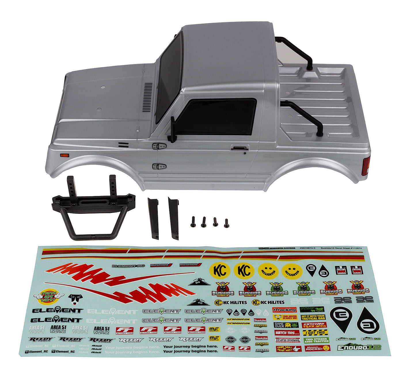 Enduro12, Bushido Body Set, silver