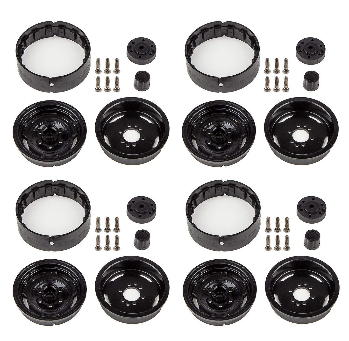 Enduro Steelie Wheels, 1.9", black