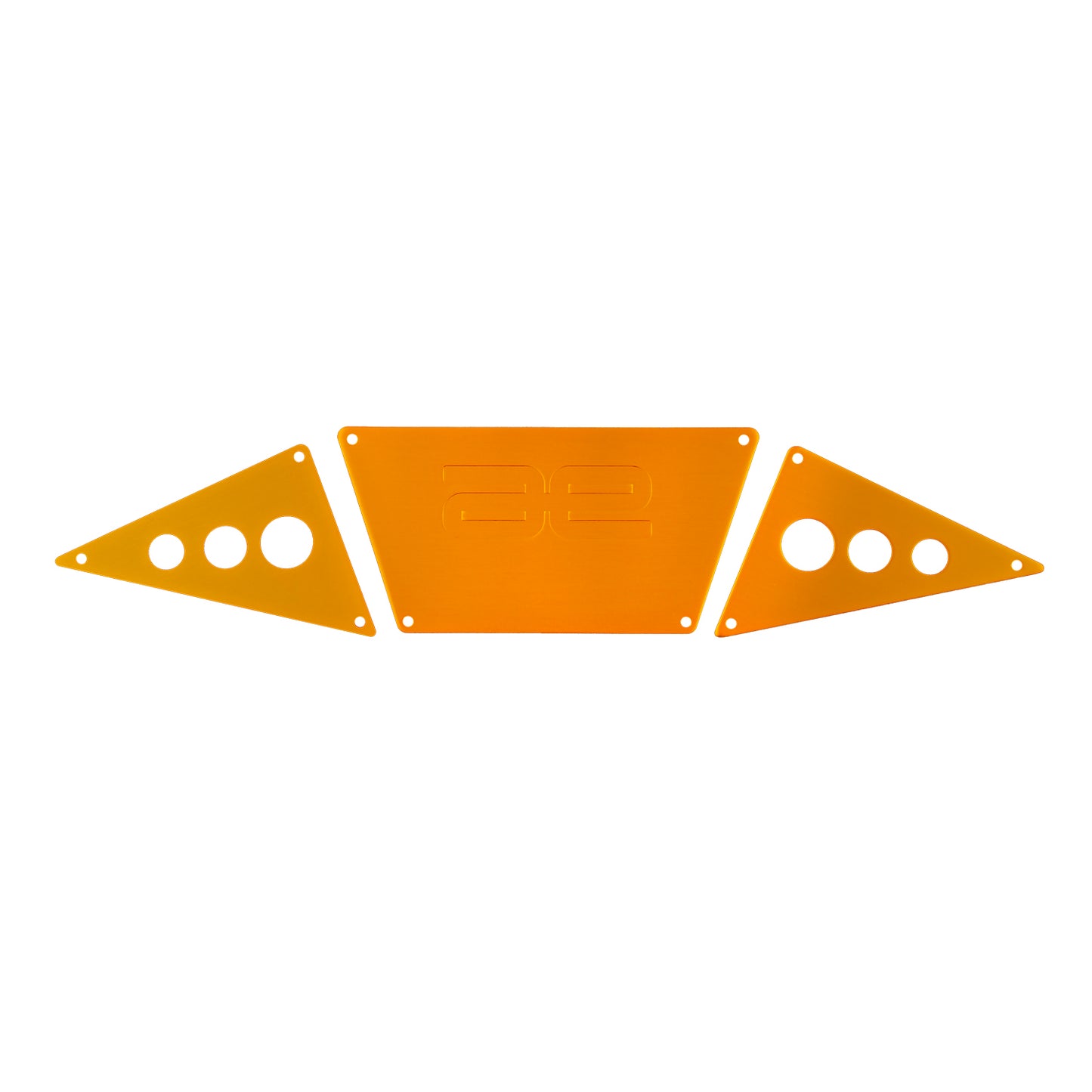 ENDURO RC10 TT Aluminum Bumper Skid Plates, Gold