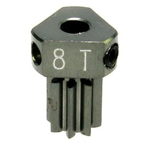 PN Racing Aluminum S3 64P 8T Pinion Gear For Kyosho 1/27 RC Mini-Z #426408