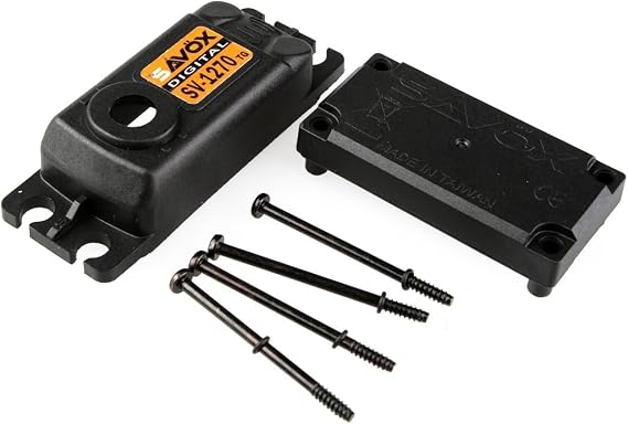 Savox Part #CASE-SV1270TG Top and Bottom with Screws Servo Case