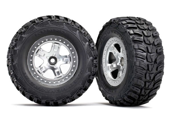 SCT Satin Chrome Wheels & Kumho Tires (2)