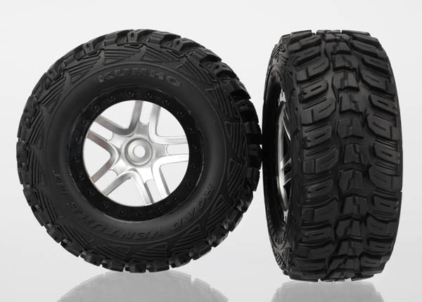 Satin Chrome & Black Wheels with Kumho Tires (2)