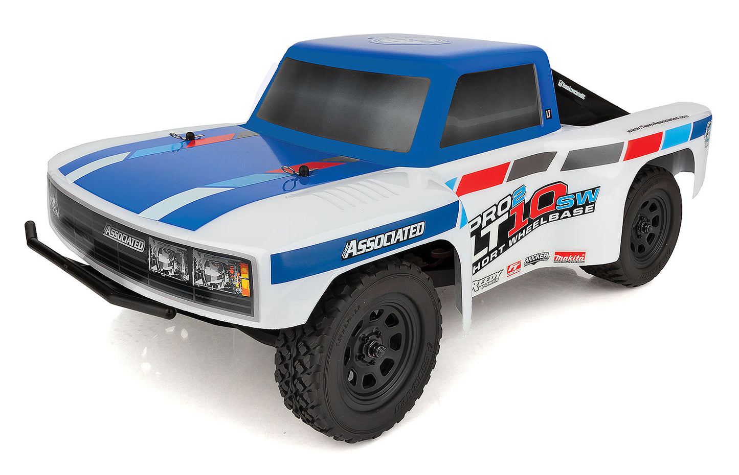 Pro2 LT10SW RTR, blue/white LiPo Combo