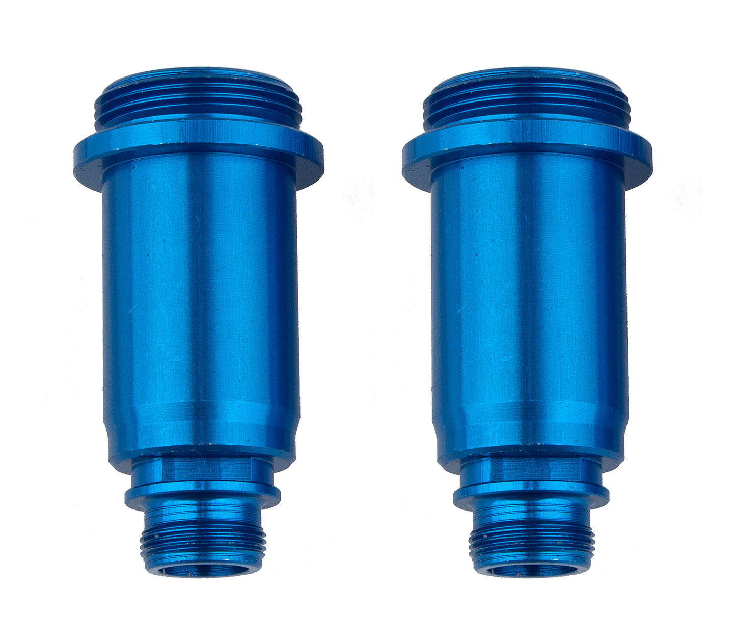 SR10 Shock Bodies, 12x23mm, front, blue aluminum