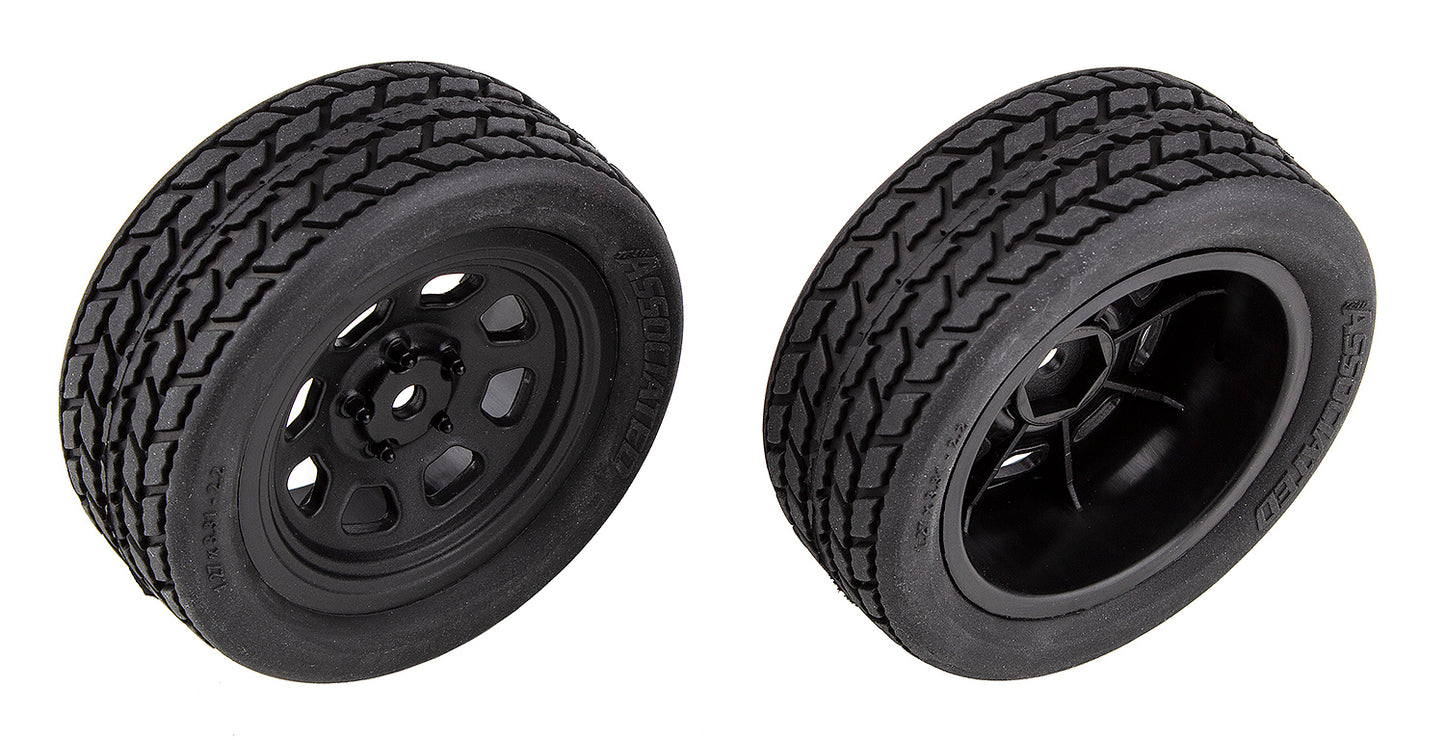 SR10 Front Wheels with Street Stock Tires, mounted