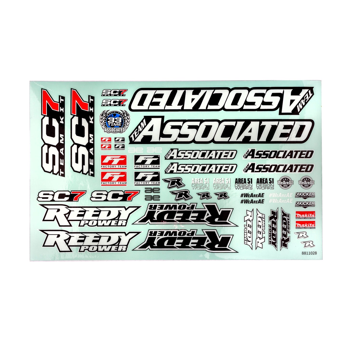 RC10SC7 Decal Sheet
