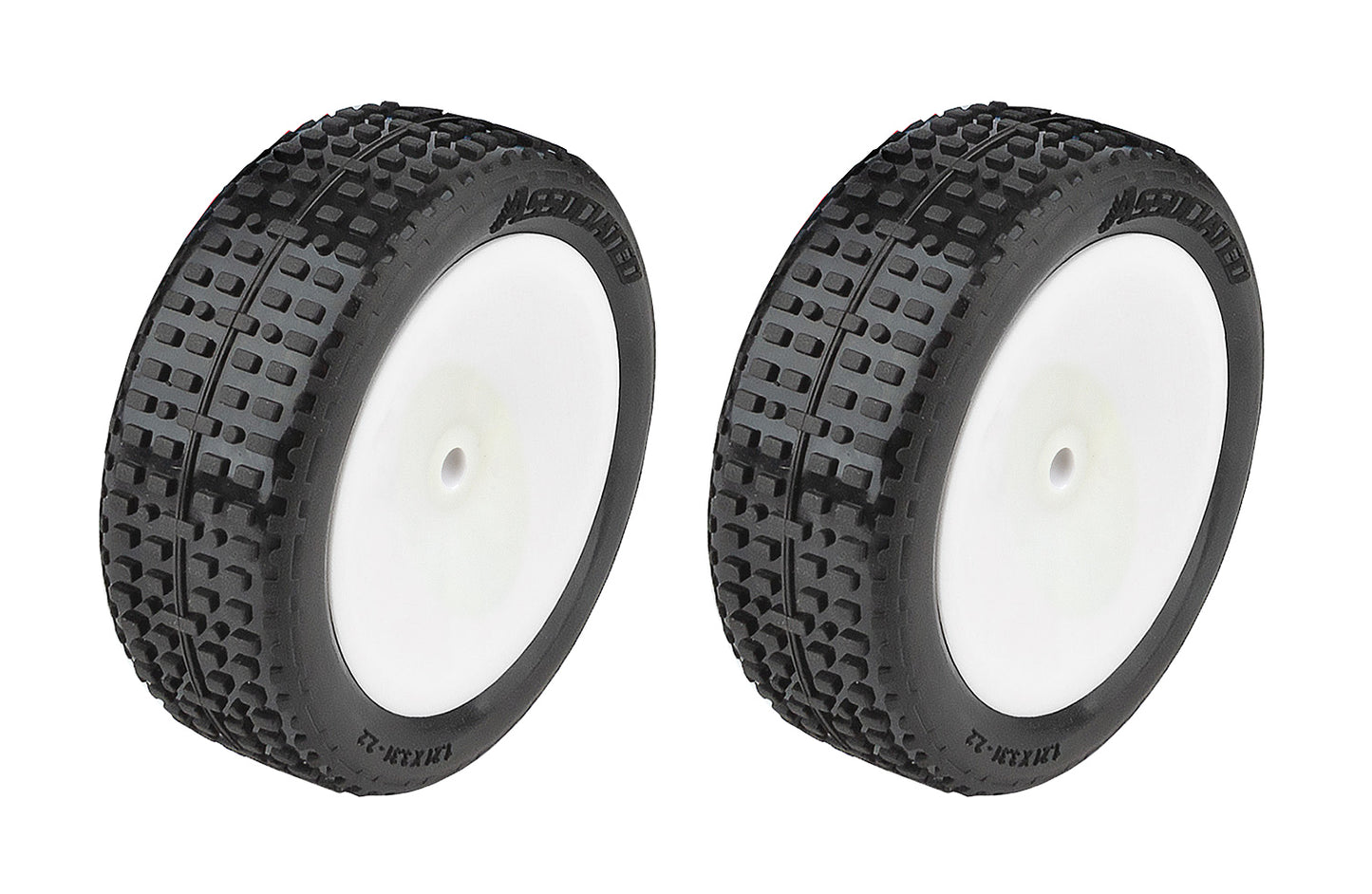 RB10 RTR Front Wheels and Tires, mounted