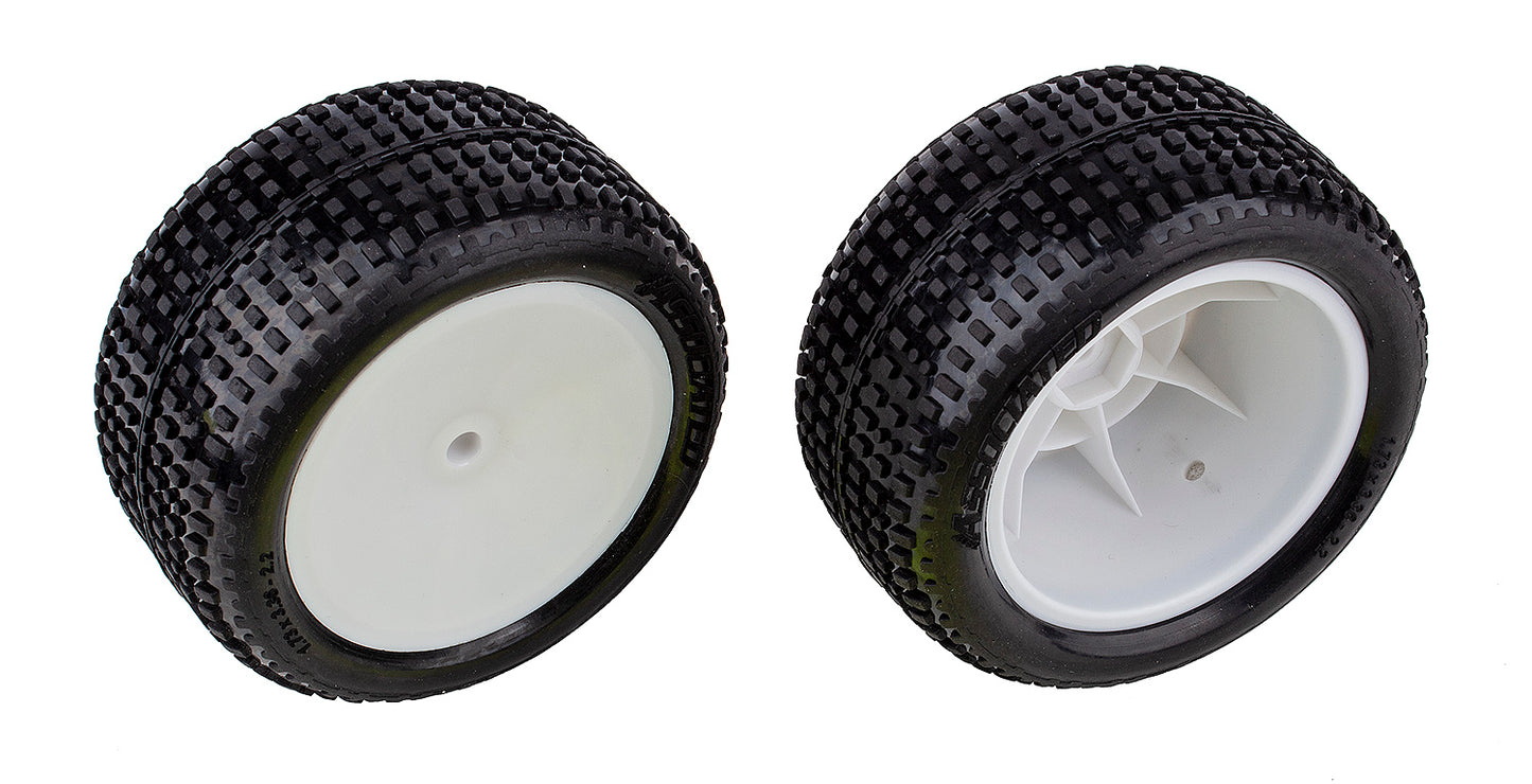 RB10 RTR Rear Wheels and Tires, mounted