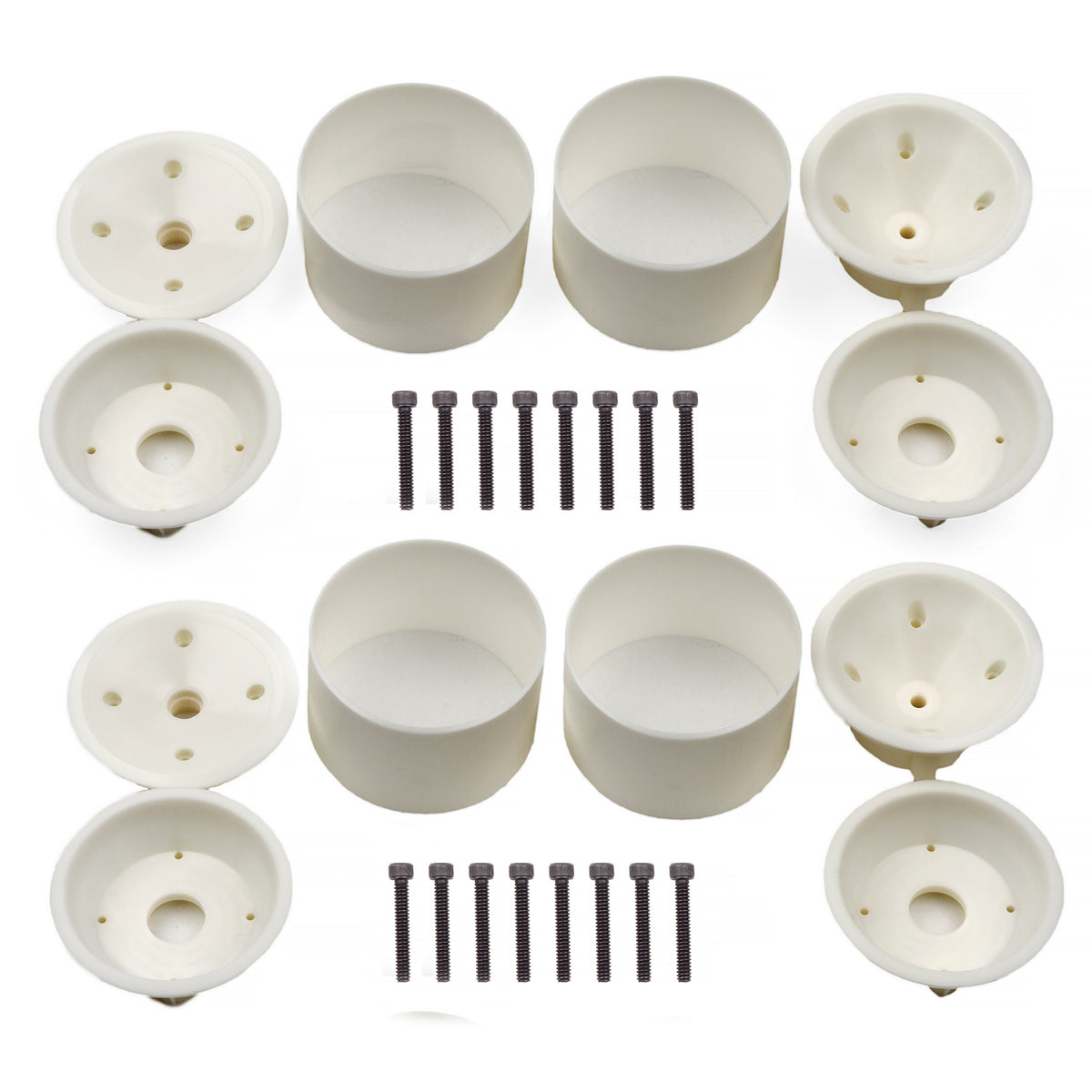 RC10GT Front And Rear 3-Piece Wheels, Wide
