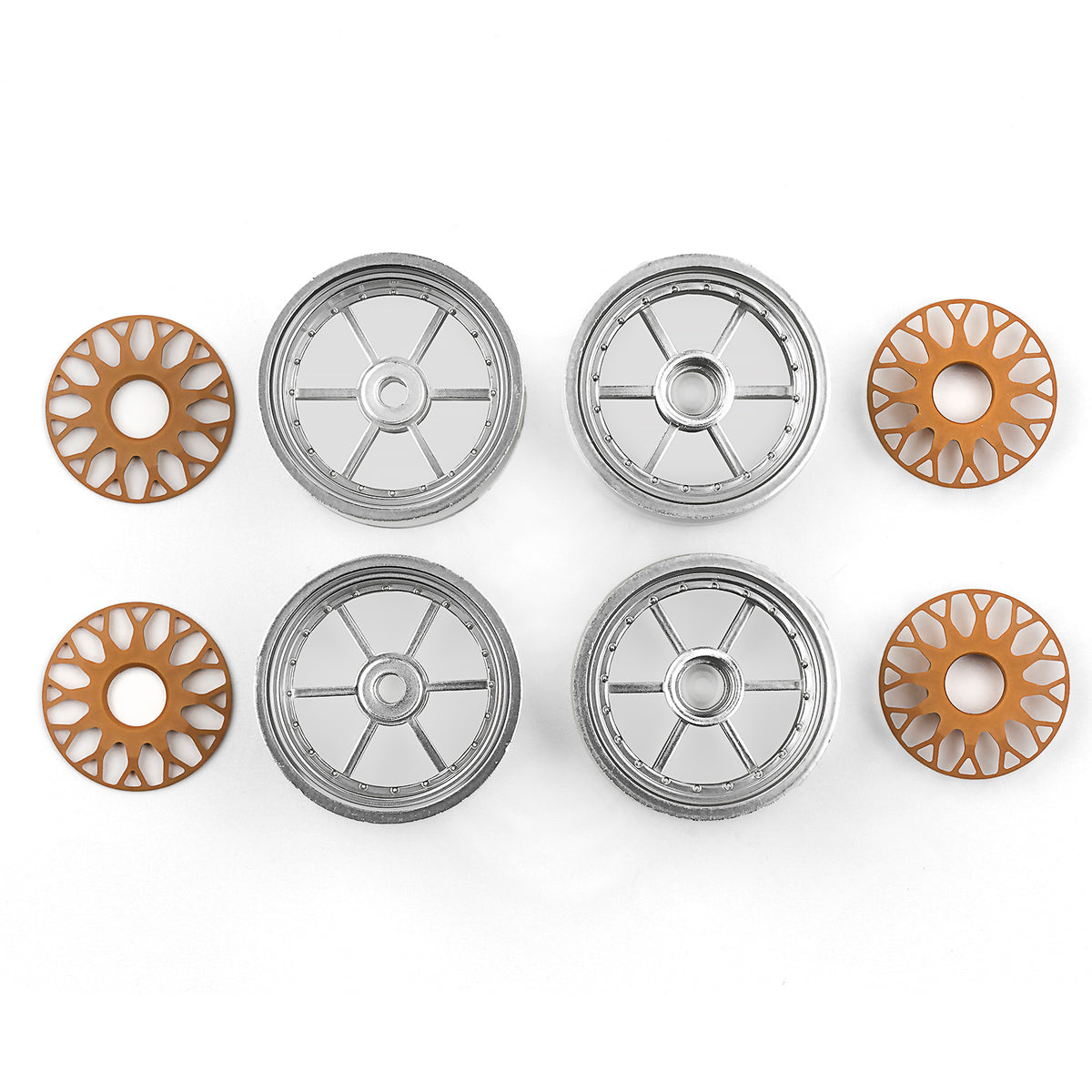 RC10DS Wheels, front and rear