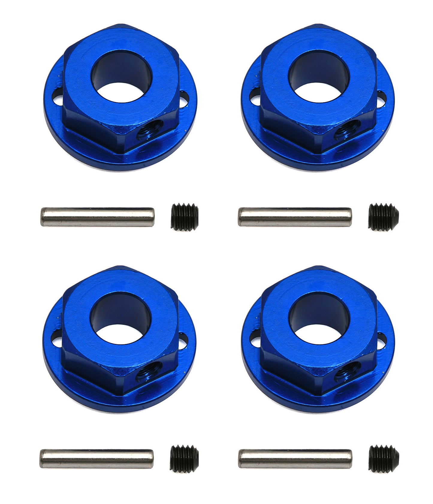 4x4 FT Aluminum Wheel Hexes, blue
