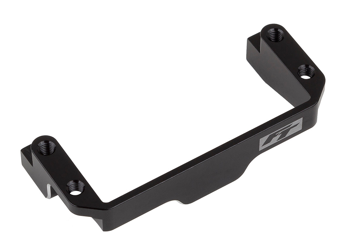 Team Associated RC10B7 FT One-Piece Servo Mount, black aluminum