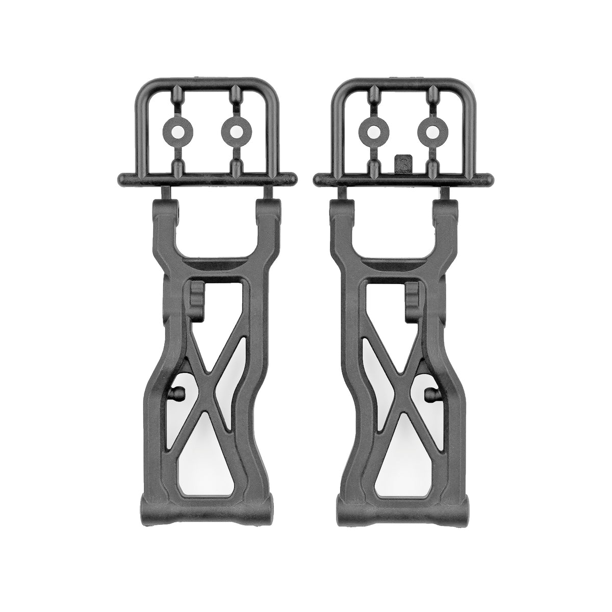 Team Associated RC10B7 FT Carbon Rear Suspension Arms, 81mm