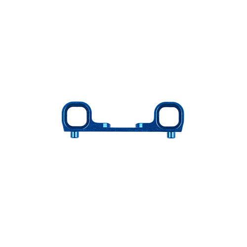 Team Associated Part #92585 RC10B7.1 Factory Team 3-Gear Gearbox Aluminum Arm Mount "C" Block (Blue) (-1 Deg)