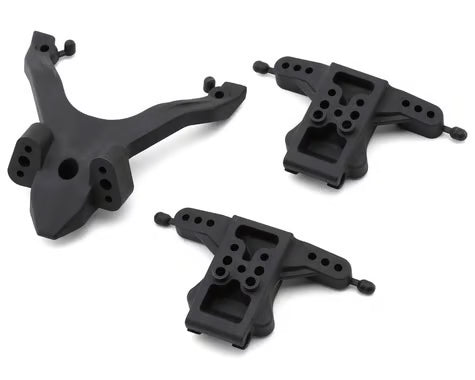 Associated Part #92587 RC10B7.1 Factory Team Carbon Top Plate & Ballstud Mount Set
