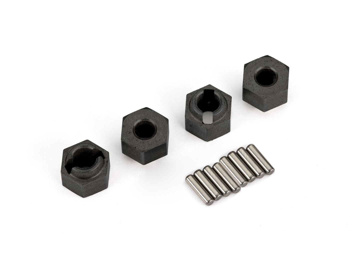 Traxxas 7 mm Wheel Hubs (4) with Axle Pins