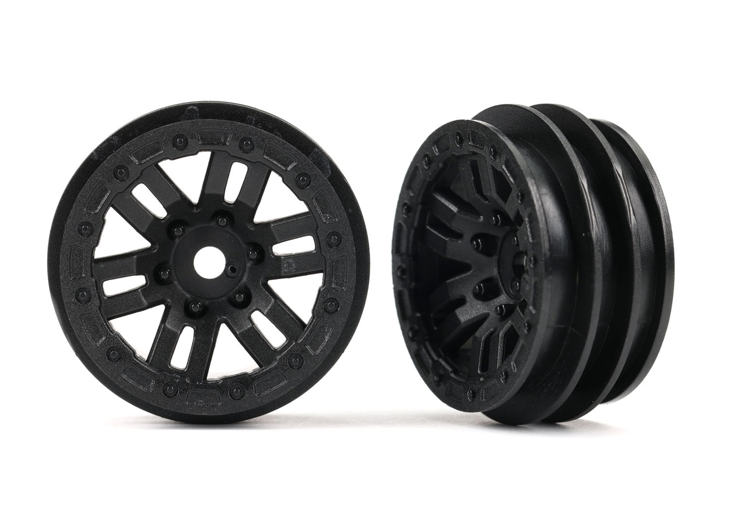 1.0" Black Wheels (2)