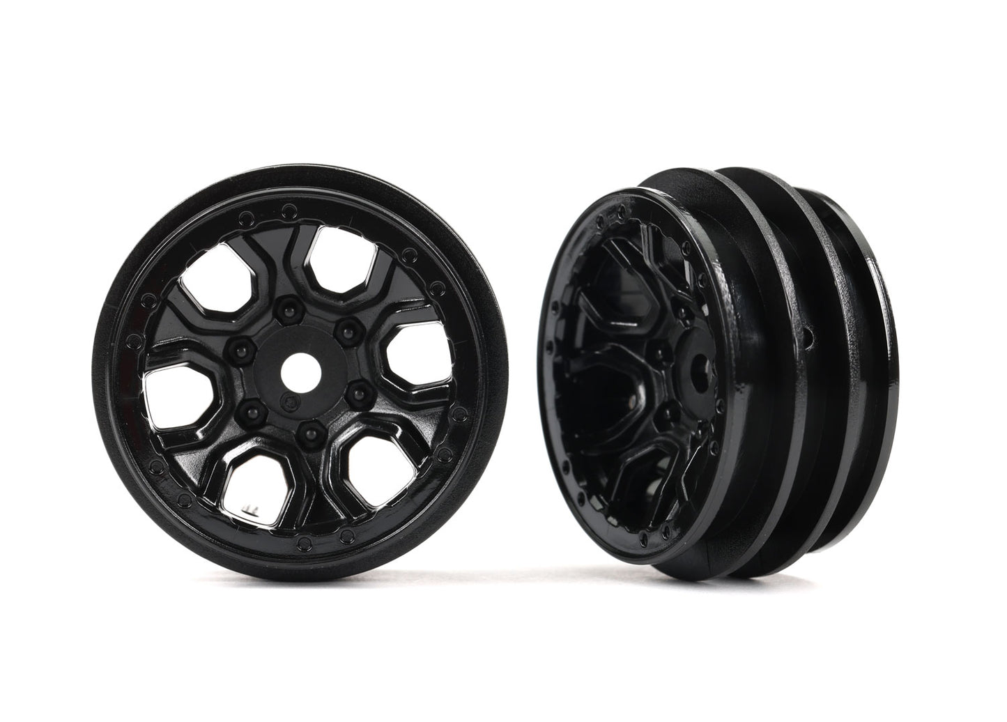 1.0" Black Wheels (2)
