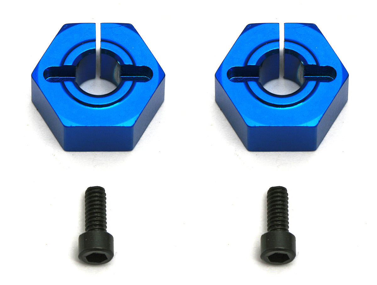 Team Associated FT 12 mm Alum. Clamping Wheel Hexes, SC10 Front