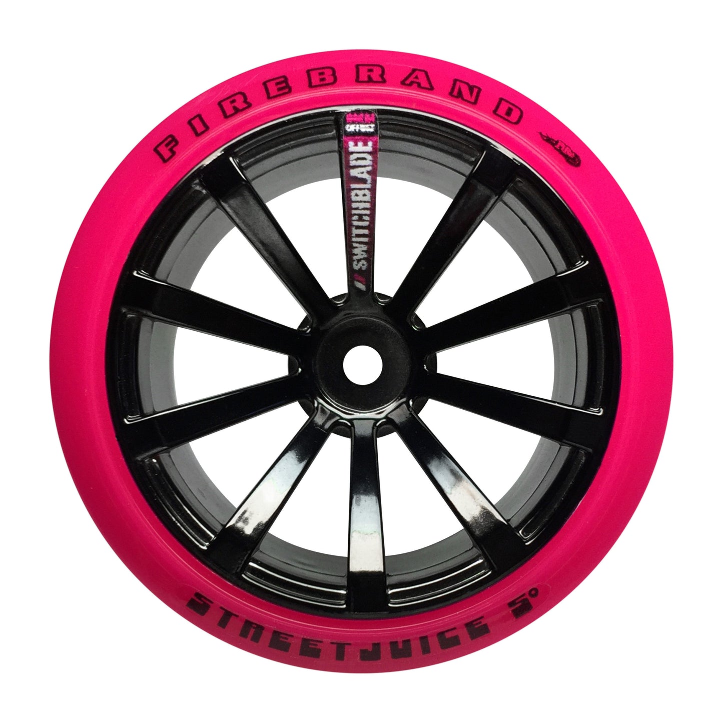 Firebrand RC Part #FBR1WHESWI985 SWITCHBLADE XDR6 5° Pre-Mounted Drift Tires Pink