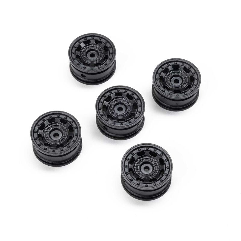 Axial Part #AXI-3313 SCX30 Atlas Rhino Wheels (Black) (5)