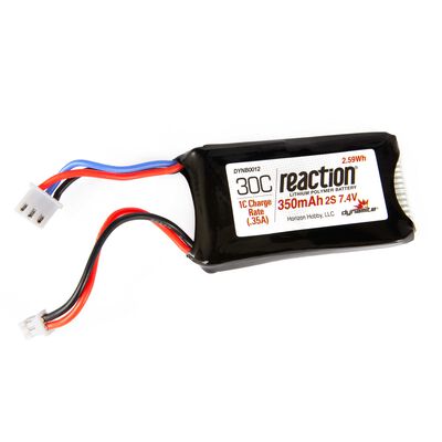 Dynamite Part #DYNB0012 7.4v 350mAh 2S LiPo Battery: SCX24 PH 2.0