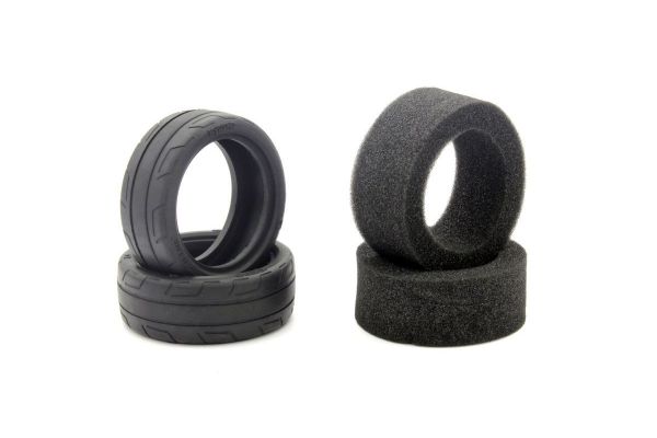 Kyosho Part #FAT701M TC Tire FZ02 (M) (2pcs)