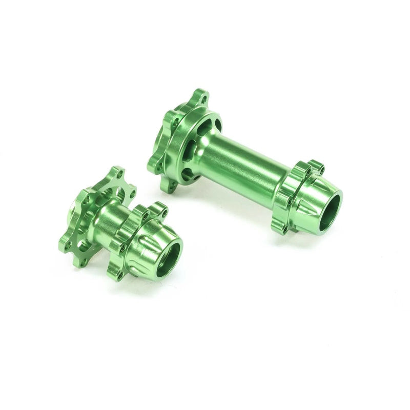 Losi LOS362002 Aluminum Hub Set Green for Promoto-MX - PowerHobby