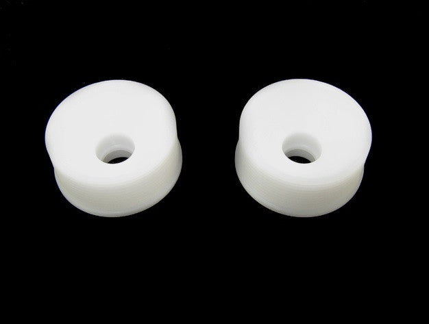 PN Racing Mini-Z 2WD Machine Cut Delrin 8.5x19mm Wheel Front 2 (White) Part #MR2079F2