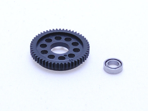 PN Racing 64 Pitch Delrin Spur Gear 52T with Ball Bearing Part #MR2652B