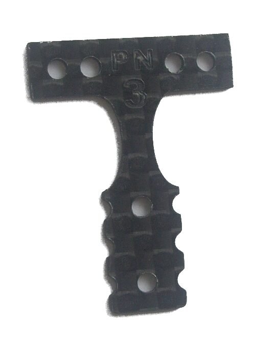 PN Racing Mini-Z MR03 MM Carbon T-Plate #3 Part #MR3001