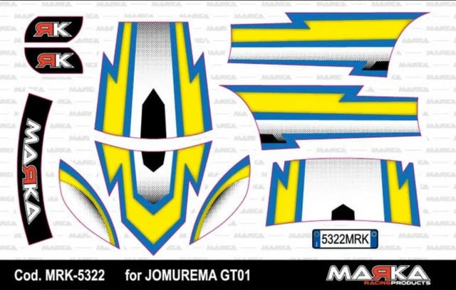 Marka Part #MRK-5322 V2 Adhesive Sticker 'Skin' Sets for Jomurema GT01