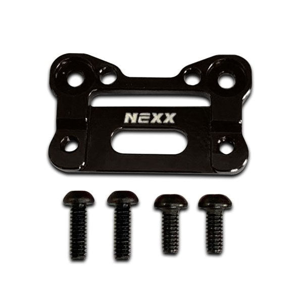 NEXX Racing NX-205 Alu Interchangeable Front Body Mount Base, Black