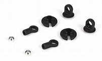 Team Losi Part #LOSB1916 Shock Retainer: Ball & Cap Set: Mini 8ight
