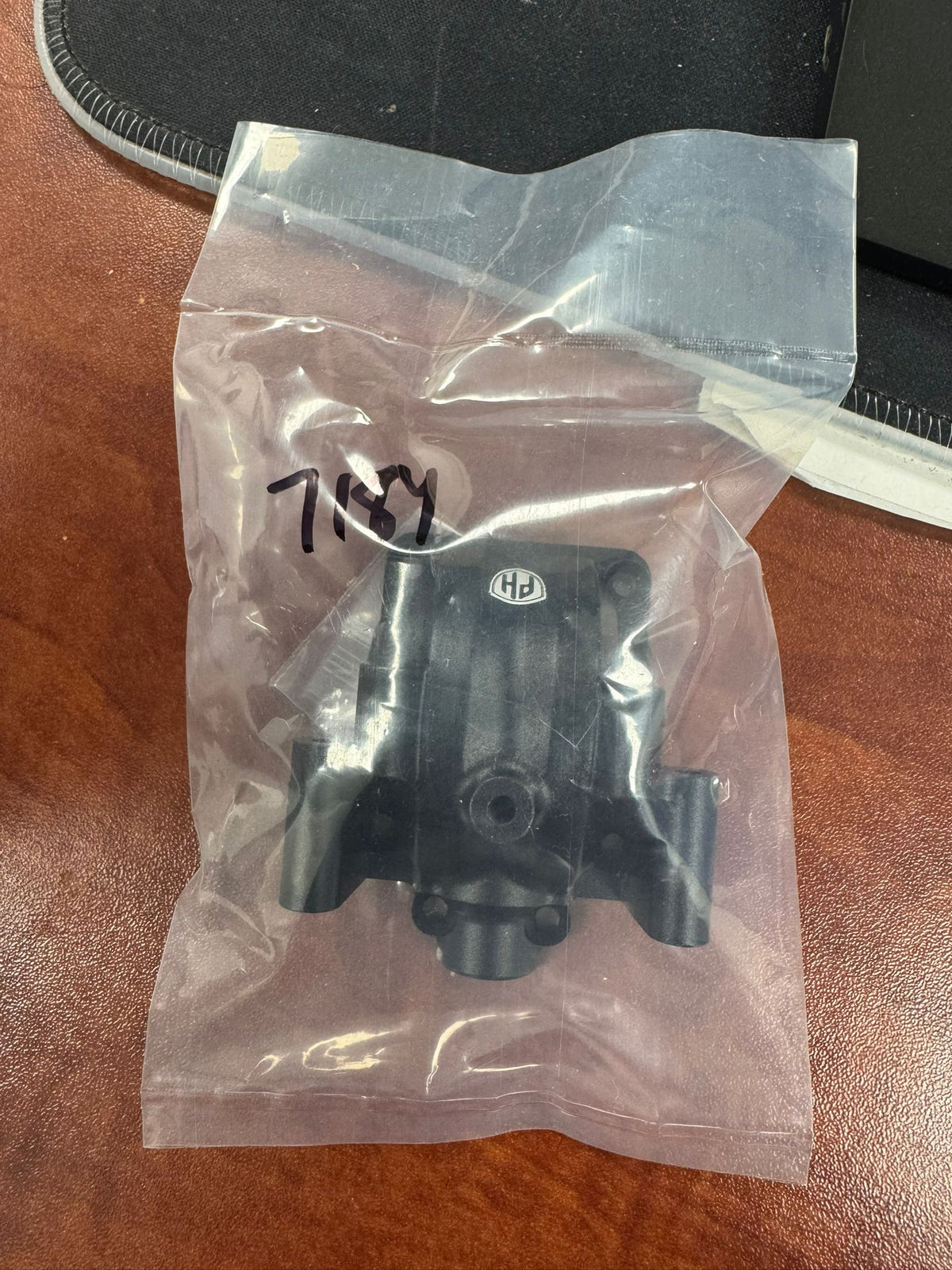 Powerhobby Aluminum Rear Gearbox Cover Black Kyosho Fazer / Mad Van VE