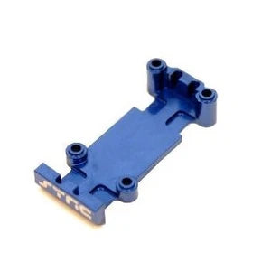STRC Part #ST7037RB Aluminum HD Rear Skid Plate for 1/16th E-Revo and Slash BLUE