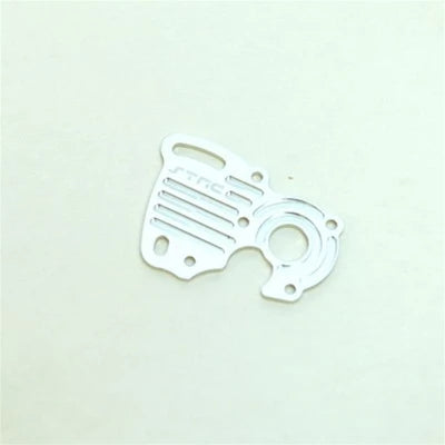 STRC Part #ST7077S Machined Aluminum Motor Heat Sink Plate for Mini Slash & E-Revo SILVER