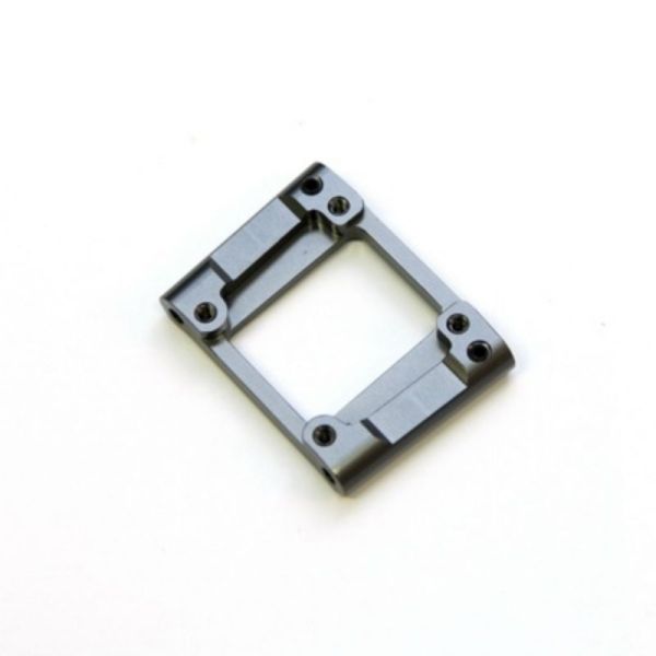 STRC Part #STLA4145RGM CNC Machined Aluminum Heavy Duty Rear Lower Bulkhead (3degree), for Losi XXX-SCT, GUN METAL