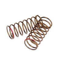 Tekno Part #TKR7237 Shock Spring Set (front, 1.4×8.75, 4.37lb/in, 50mm, red)