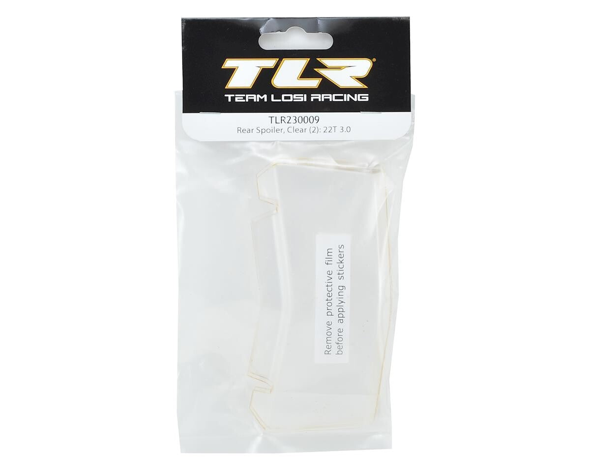 TLR REAR SPOILER 22T CLEAR TLR230009